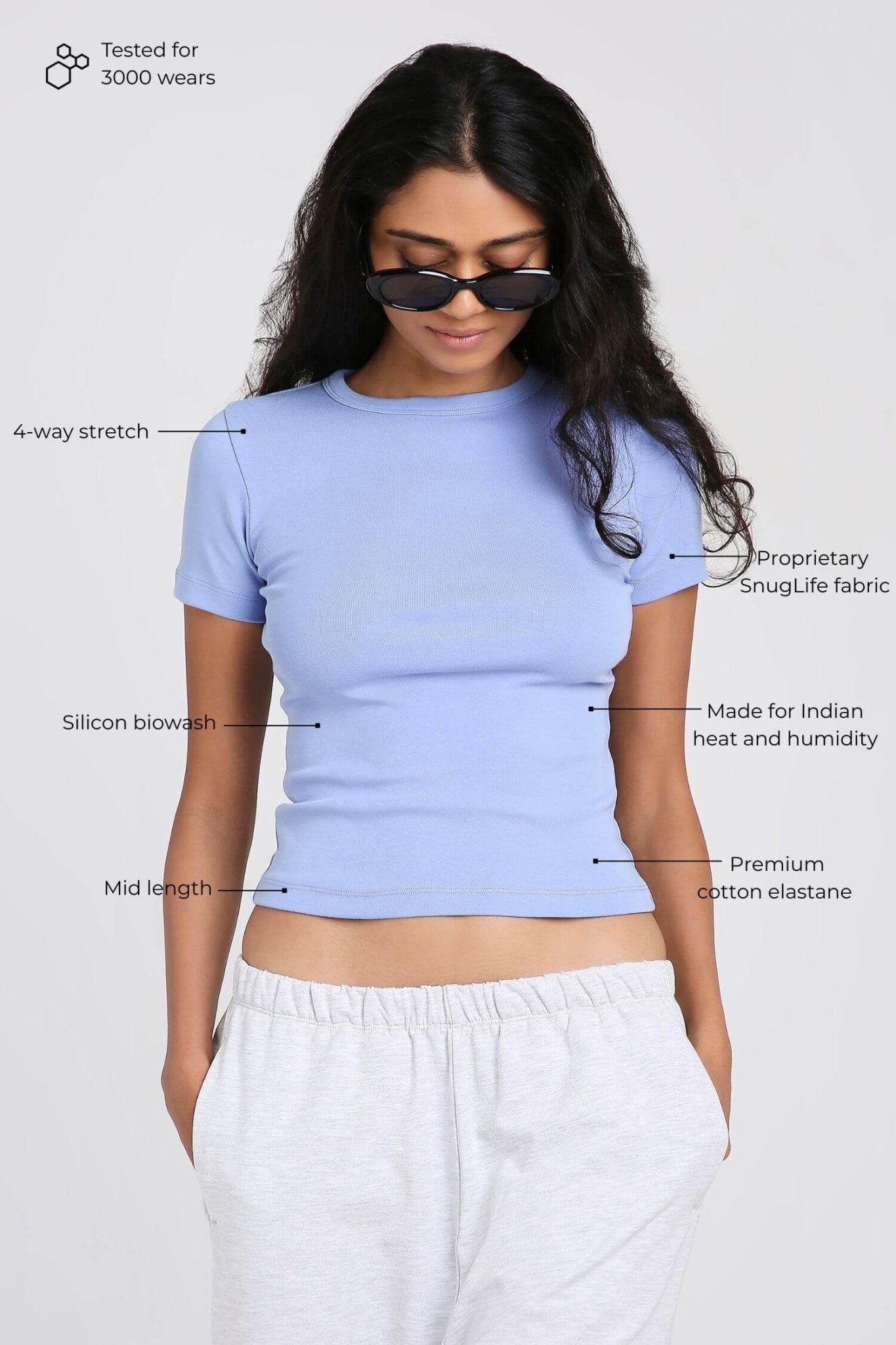 Everyday Tee in Ocean Pop - Life & Jam