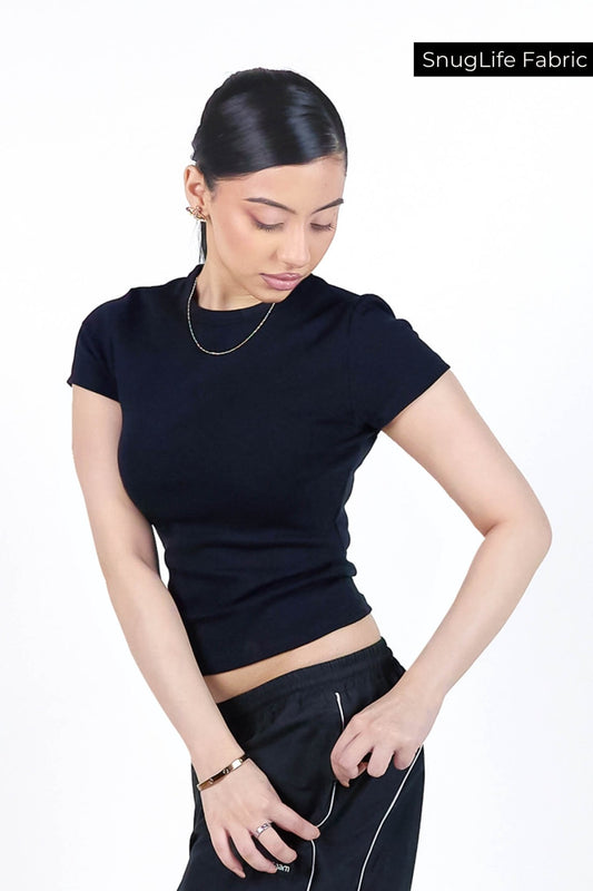 Everyday Tee in True Black - Life & Jam