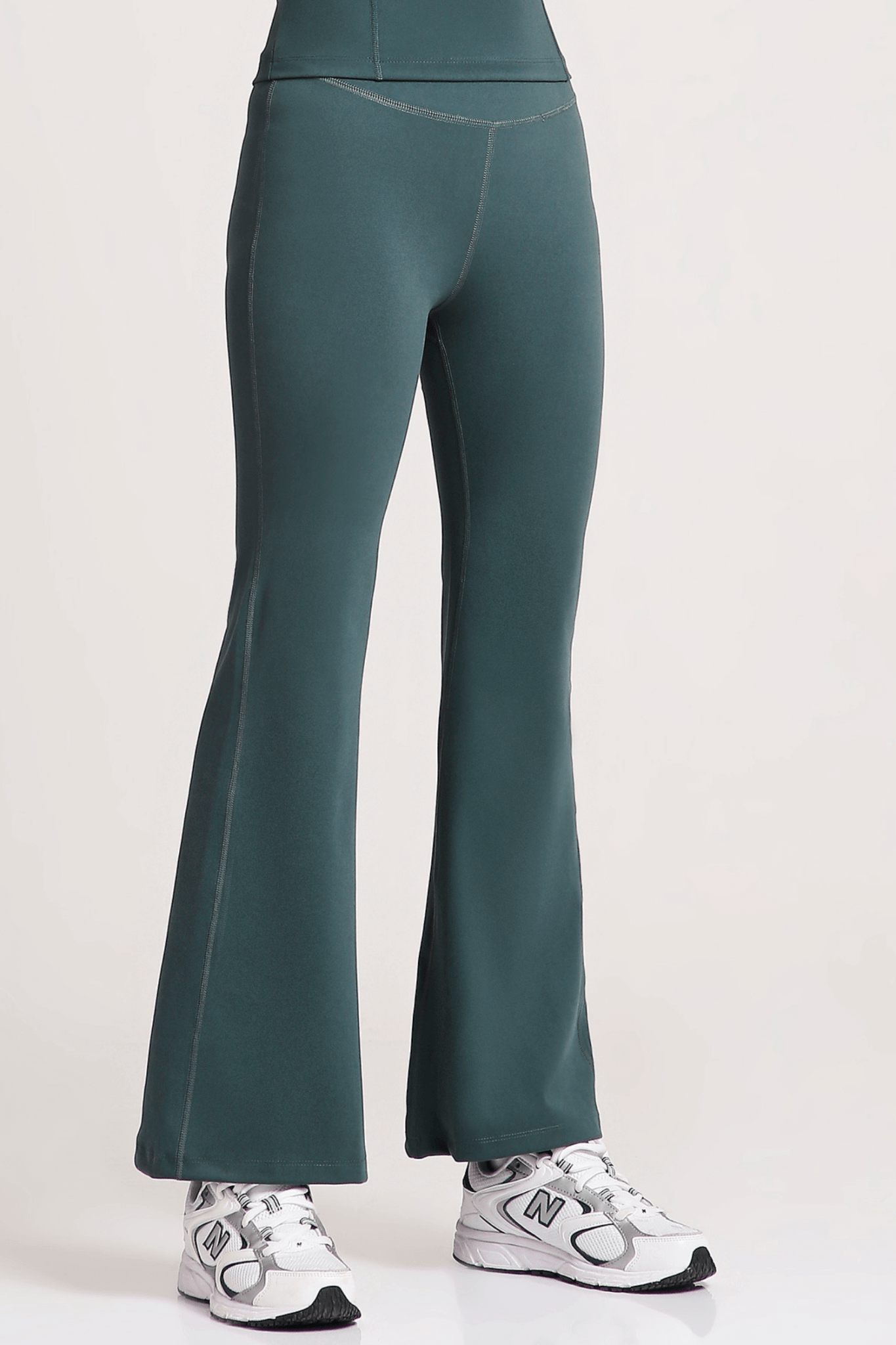 Good Girl Code Flare Pants in Jungle Green - Life & Jam