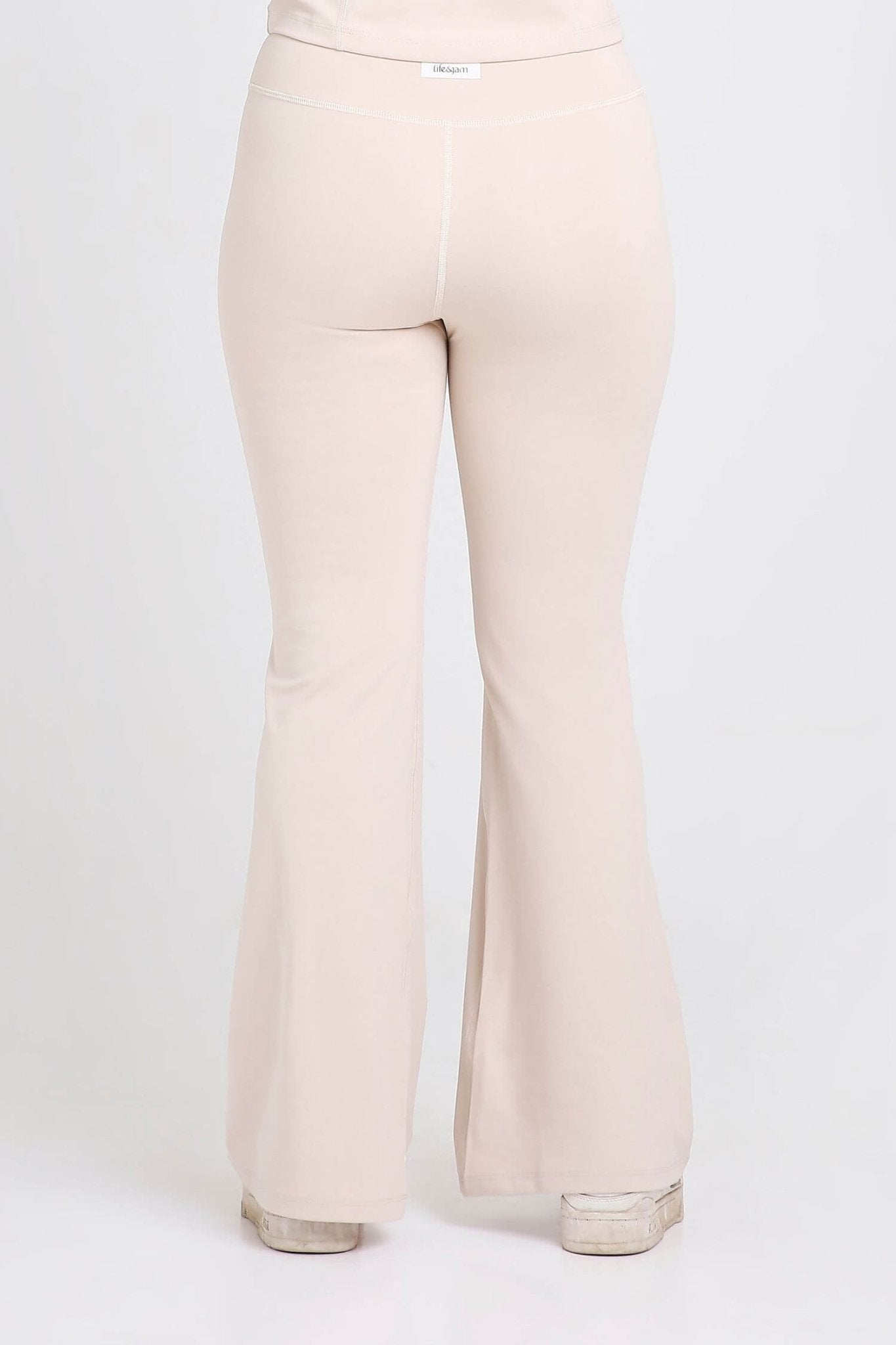 Good Girl Code Flare Pants in Marshmallow - Life & Jam