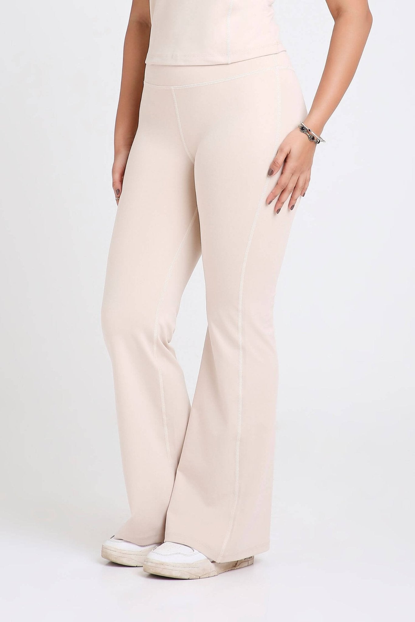 Good Girl Code Flare Pants in Marshmallow - Life & Jam