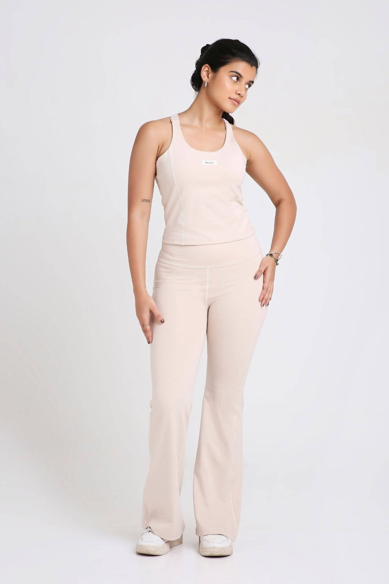 Good Girl Code Flare Pants in Marshmallow - Life & Jam