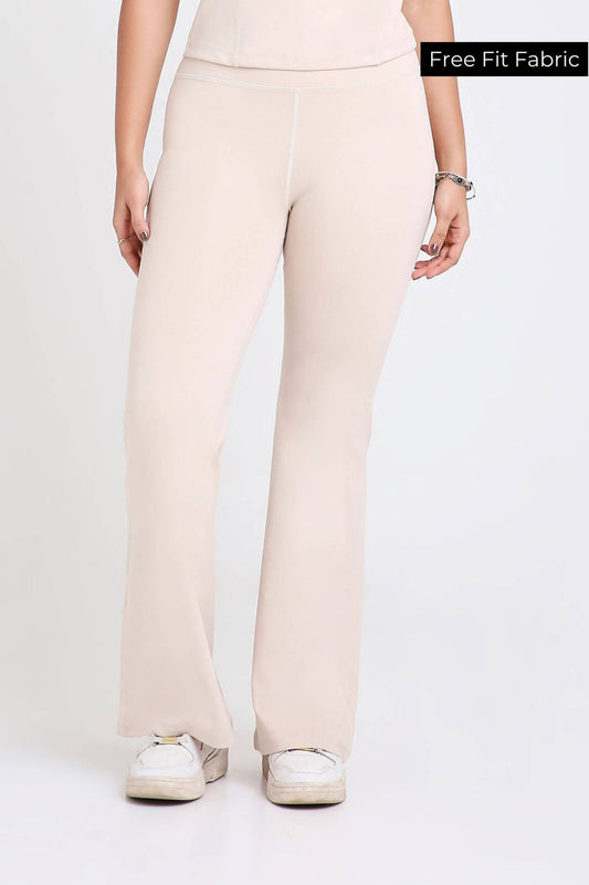 Good Girl Code Flare Pants in Marshmallow - Life & Jam