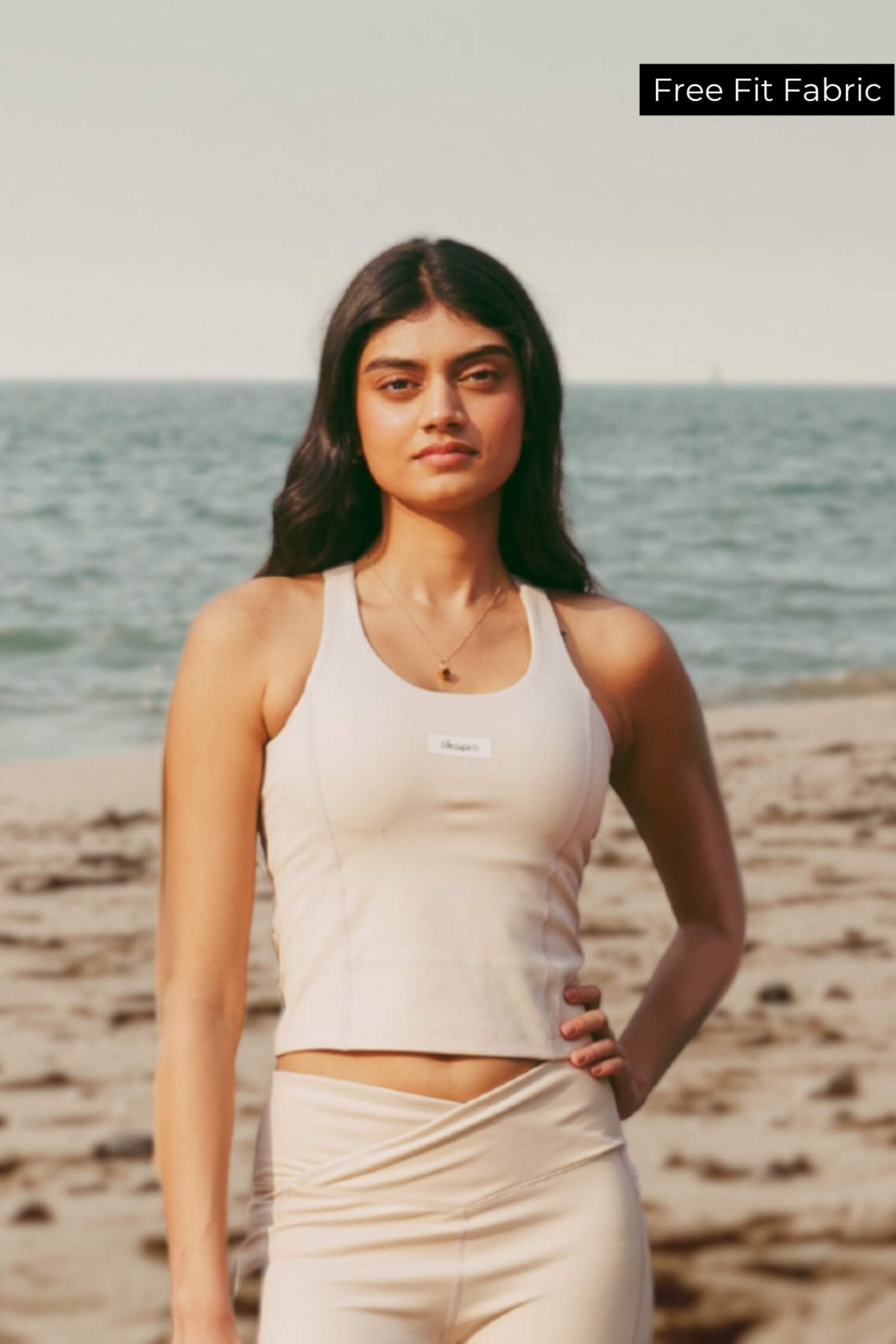 Good Girl Code Longline Sports Bra in Marshmallow - Life & Jam