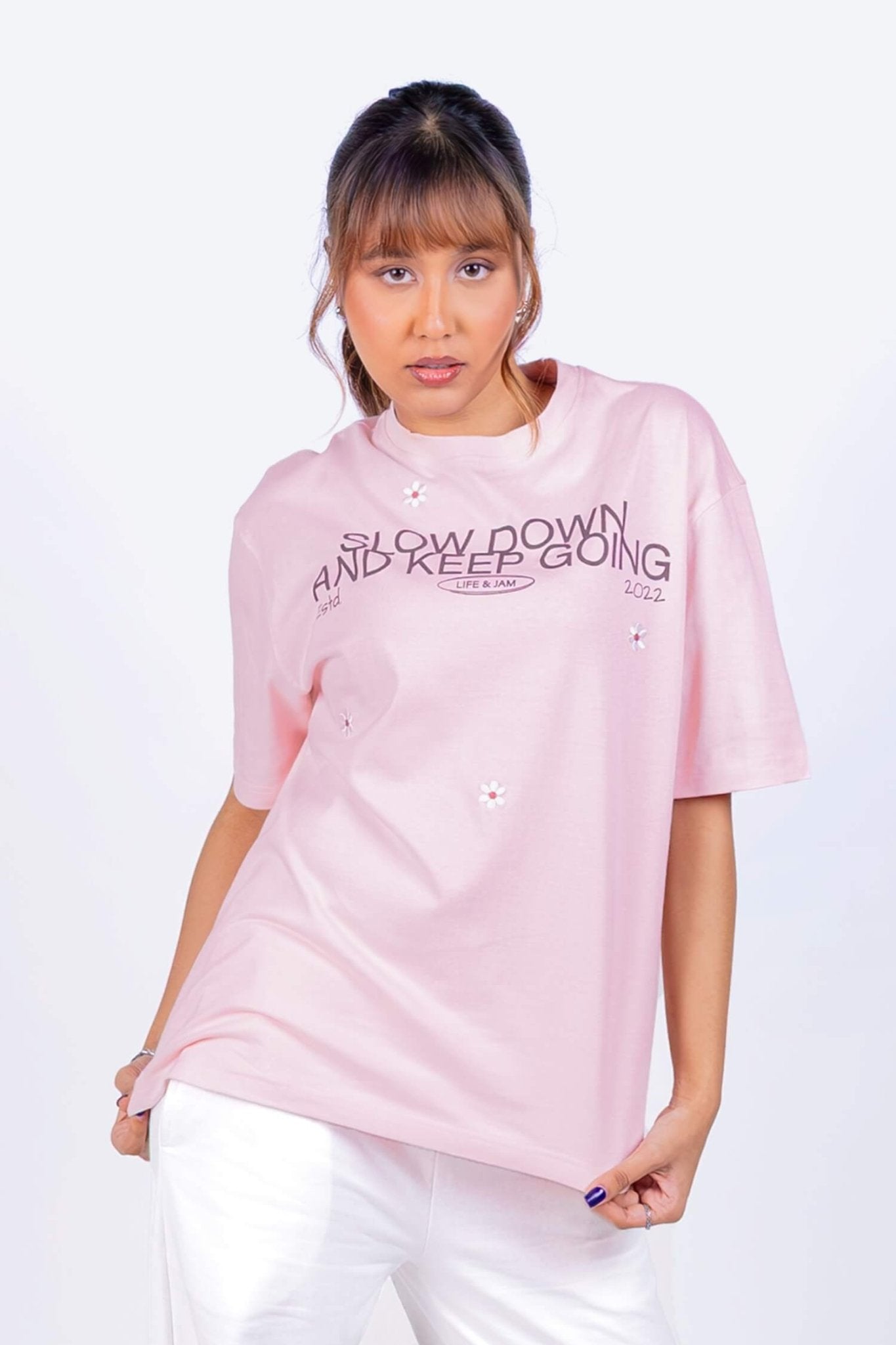 Gotta Keep Going Oversized Tee - Life & Jam