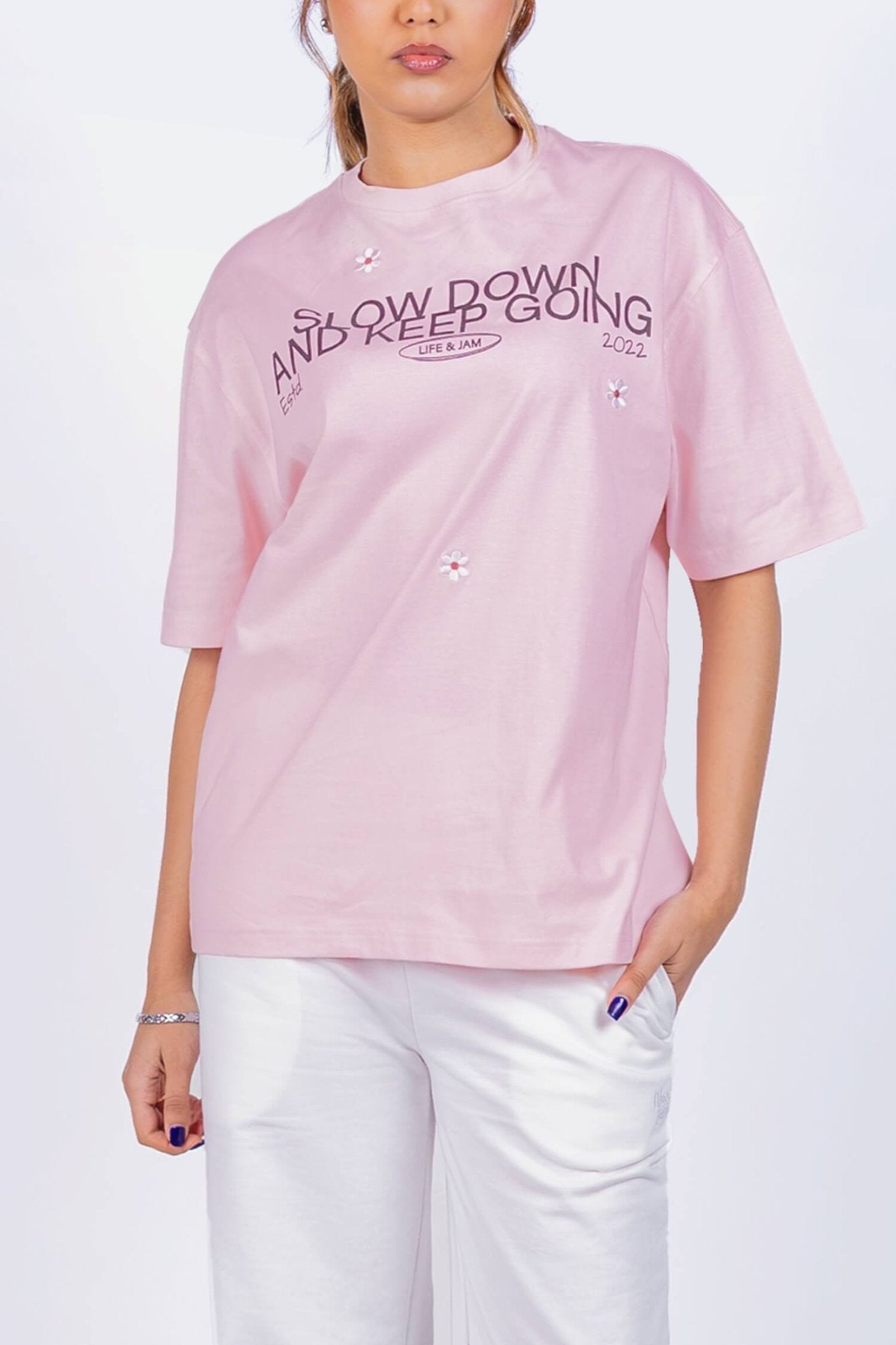 Gotta Keep Going Oversized Tee - Life & Jam