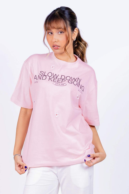 Gotta Keep Going Oversized Tee - Life & Jam