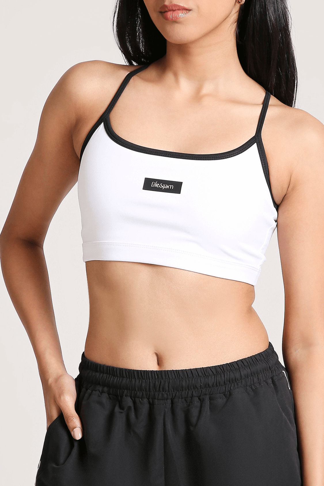 Halo Bralette in White - Life & Jam