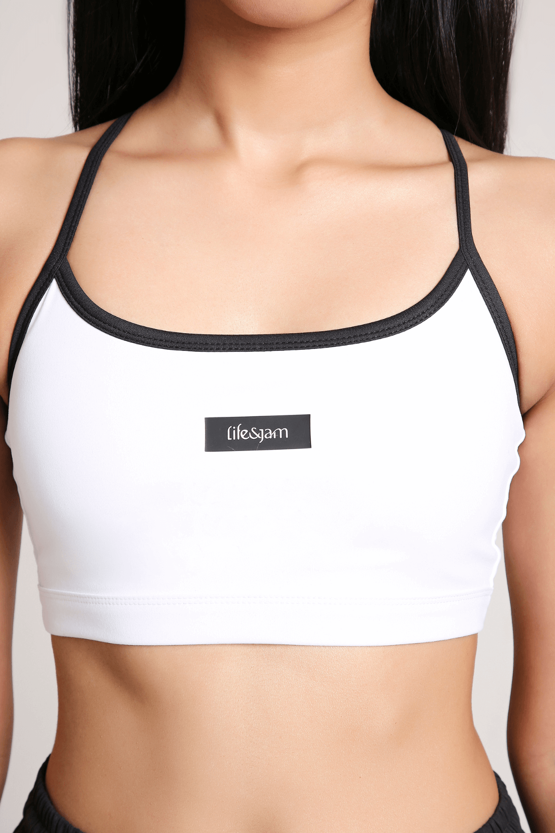 Halo Bralette in White - Life & Jam