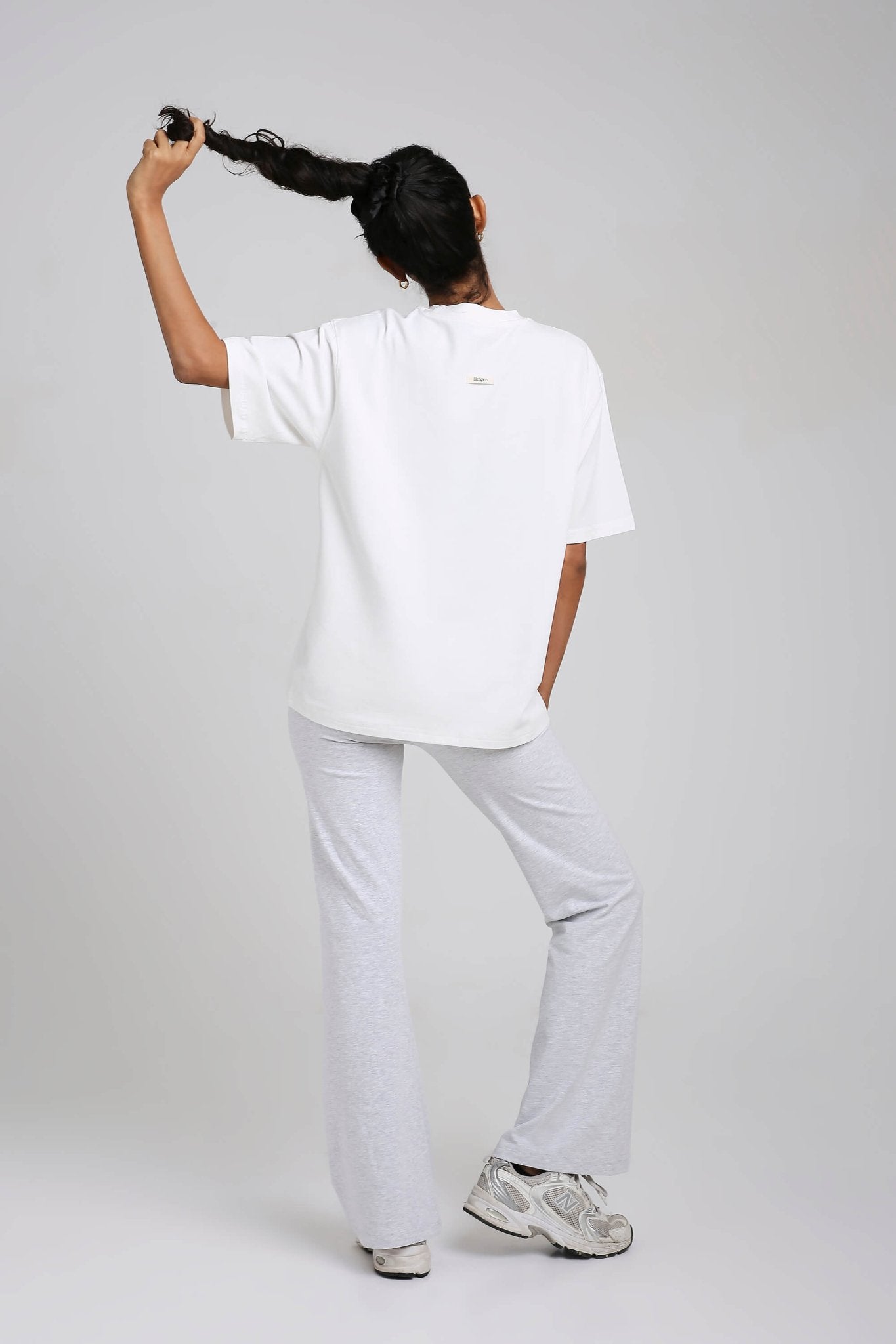 Oversized Tee in Snow White - Life & Jam