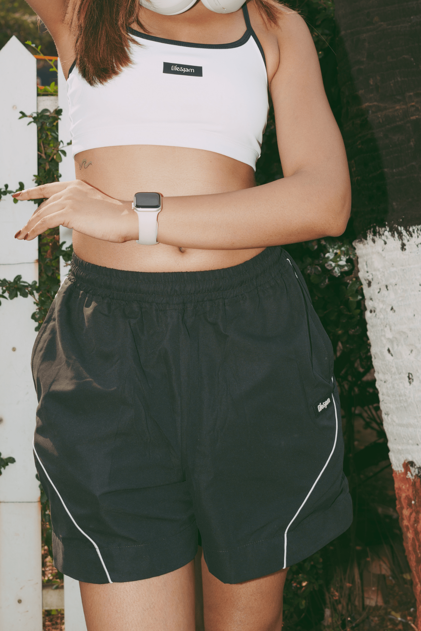 Running Shorts In True Black - Life & Jam