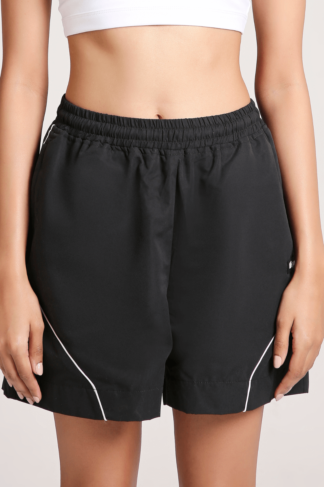 Running Shorts In True Black - Life & Jam