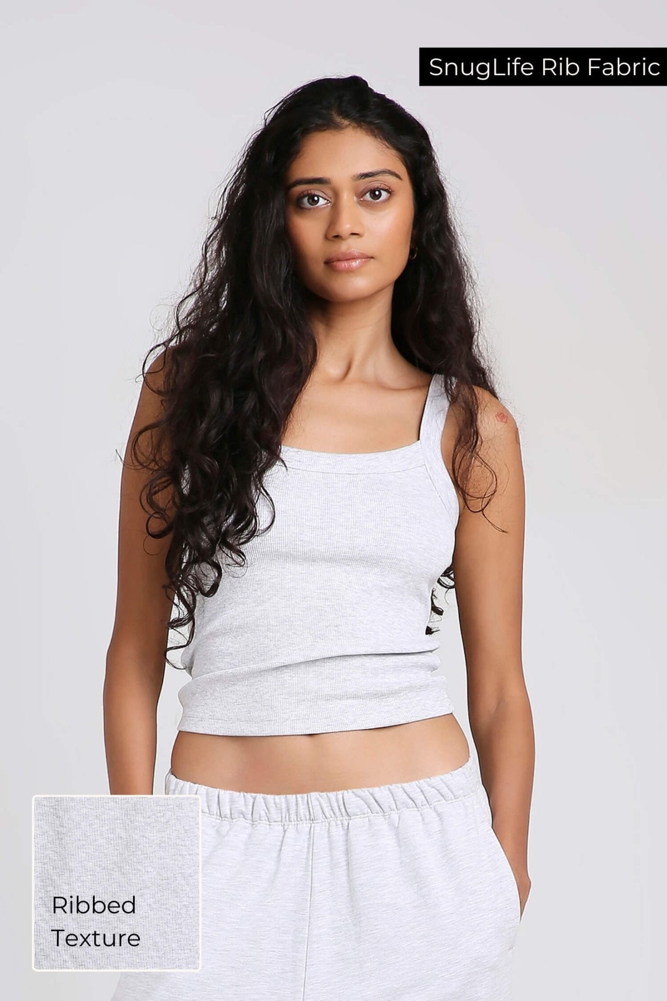 Strappy Tank in Greystone - Life & Jam