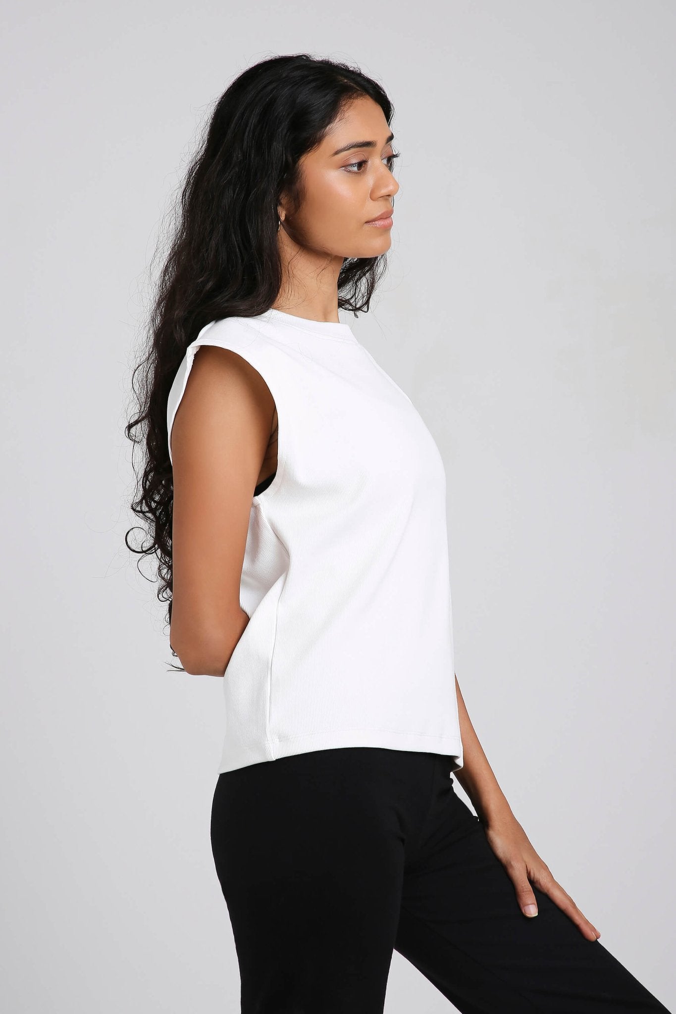 🥭 Sunny Day Mango Box Tank in True White - Life & Jam