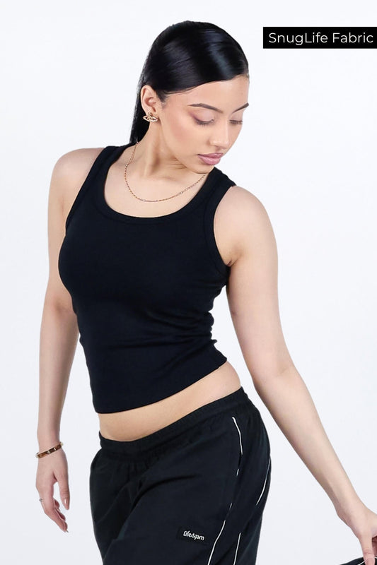 What's The Scoop Tee in True Black - Life & Jam