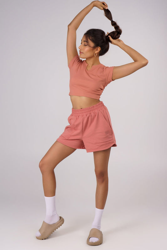 BRB Shorts in Dusty Rose - Life & Jam