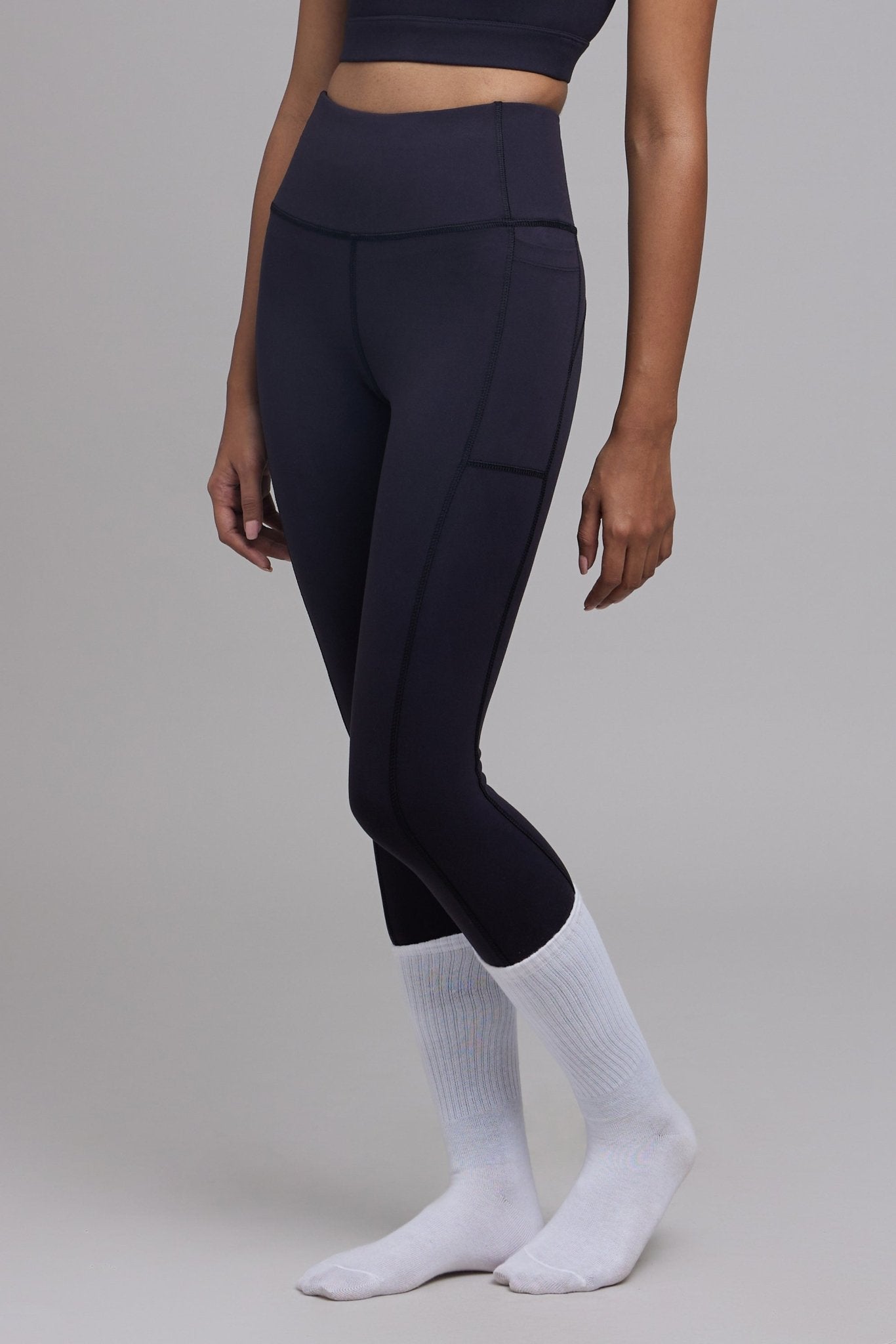 Buy Black Leggings With Skirt, Fitted Stretch Pants, Yoga Pants With  Attached Skirt, Athleisure, Burke Skirted Leggings, Marcella MP1868 Online  in India - Etsy