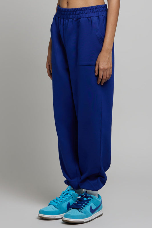 Let's Bounce Baggy Joggers in Earth Blue - Life & Jam