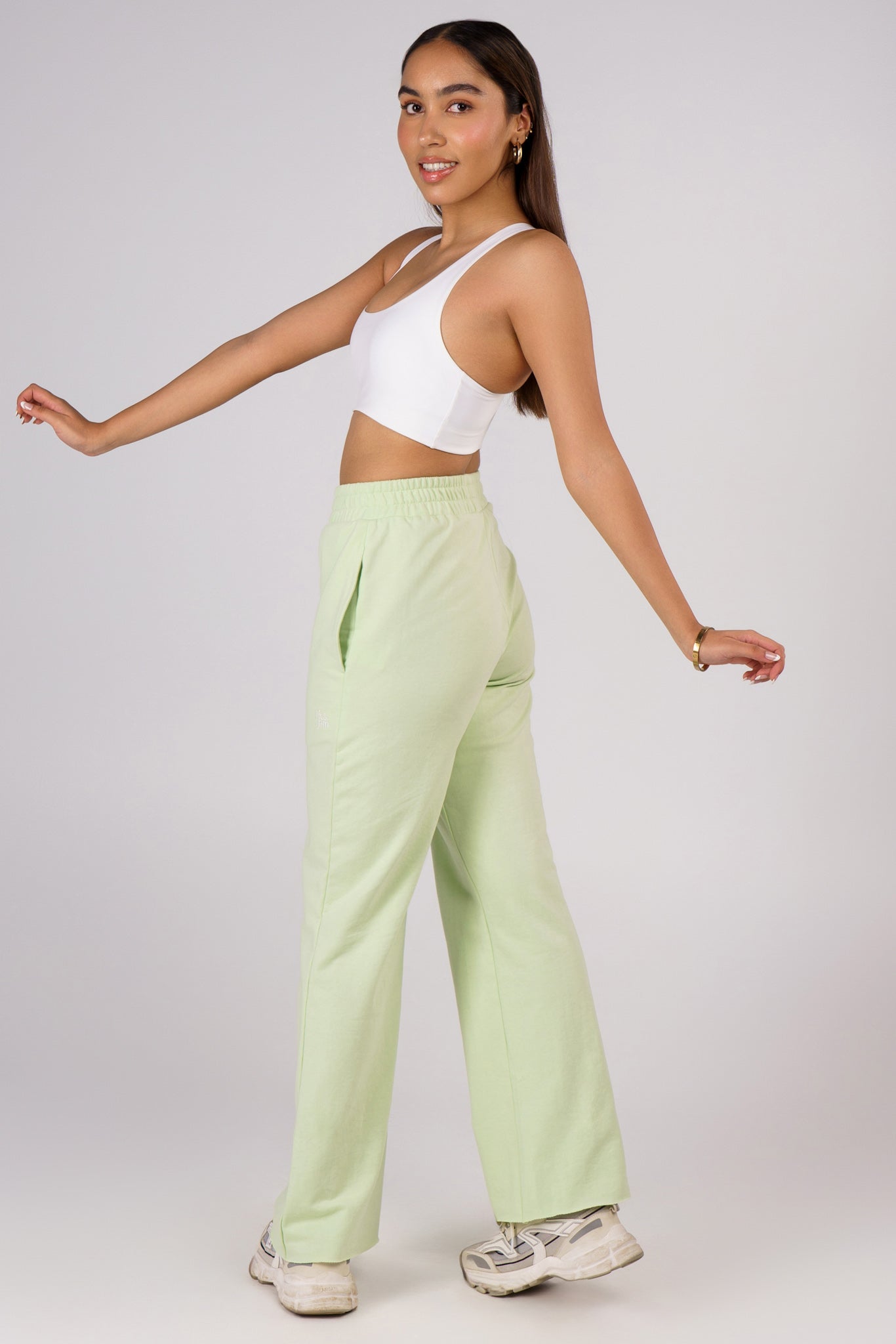 Straight-fit Everyday Lounge Pants in Bouncy Mint - Life & Jam