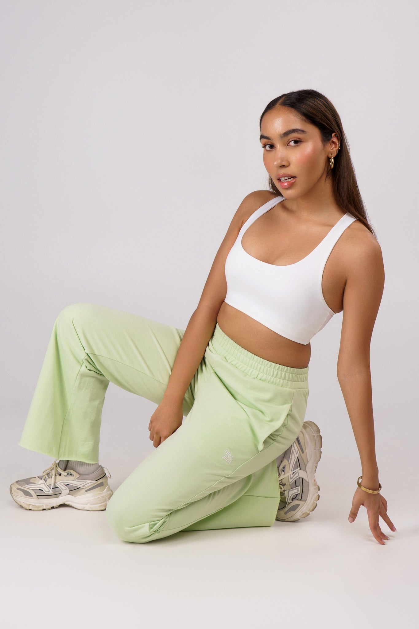 Straight-fit Everyday Lounge Pants in Bouncy Mint - Life & Jam