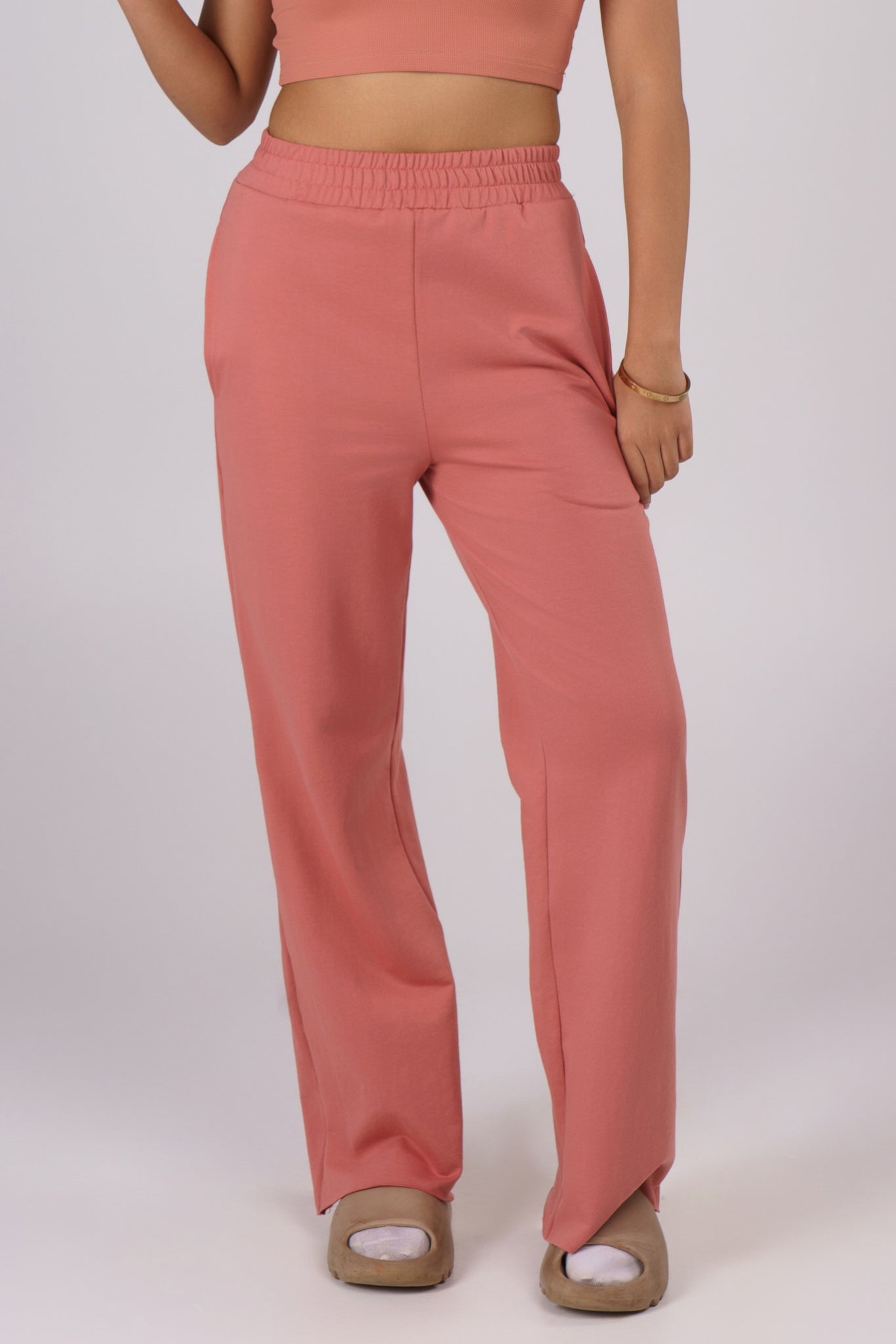 Straight-fit Everyday Lounge Pants in Dusty Rose - Life & Jam