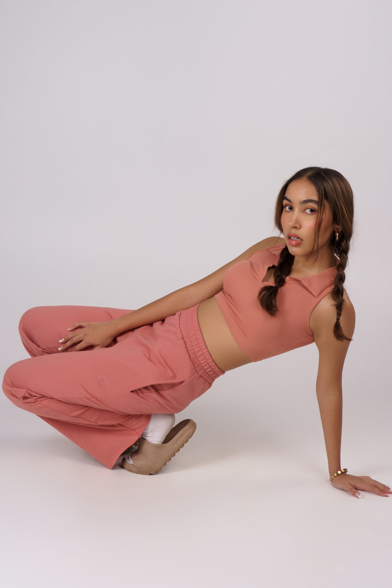 Straight-fit Everyday Lounge Pants in Dusty Rose - Life & Jam