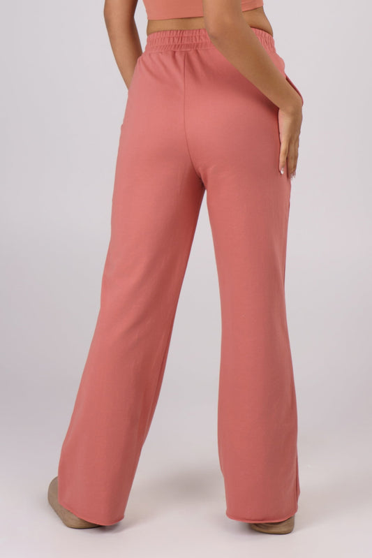 Straight-fit Everyday Lounge Pants in Dusty Rose - Life & Jam