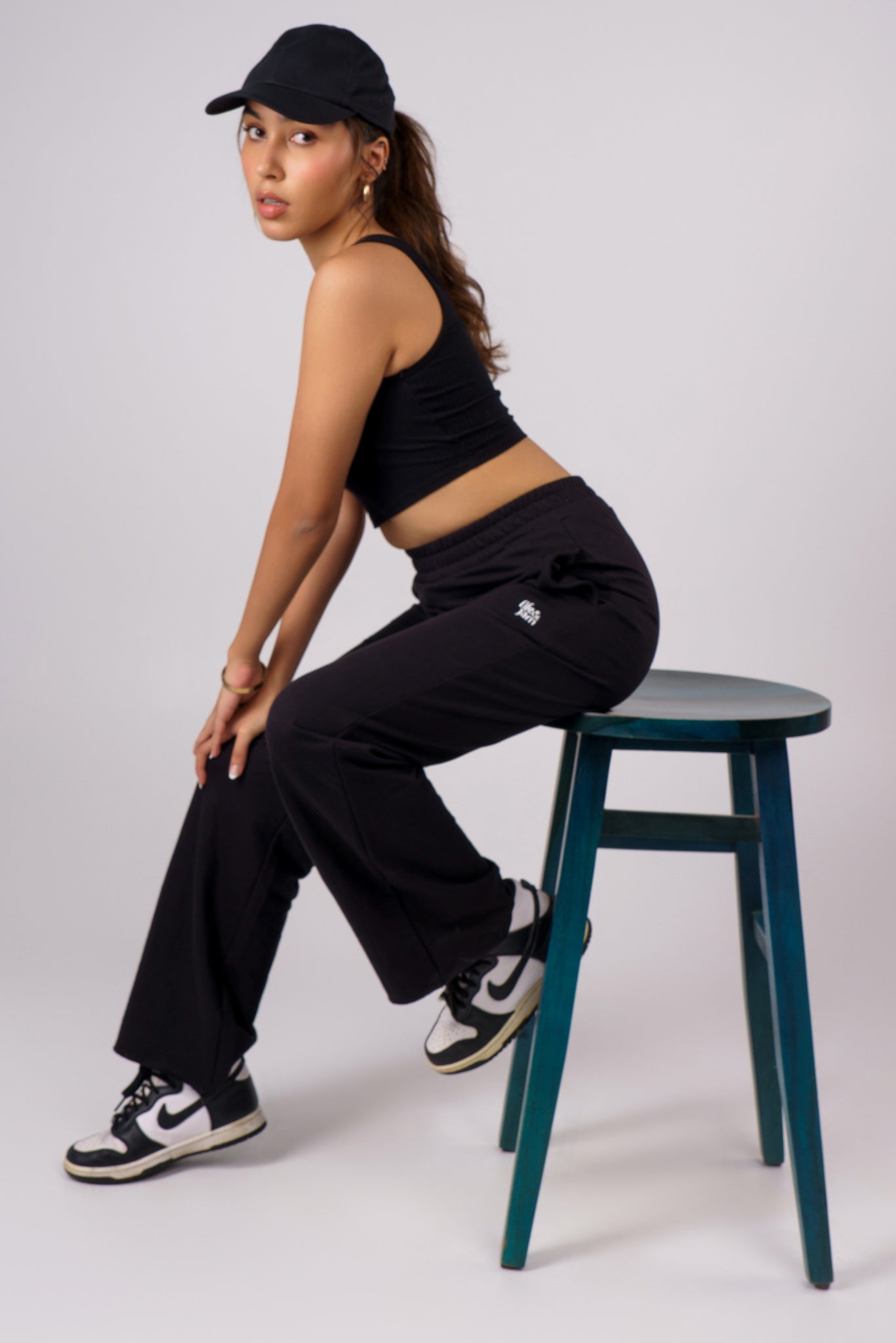 Straight-fit Everyday Lounge Pants in True Black - Life & Jam