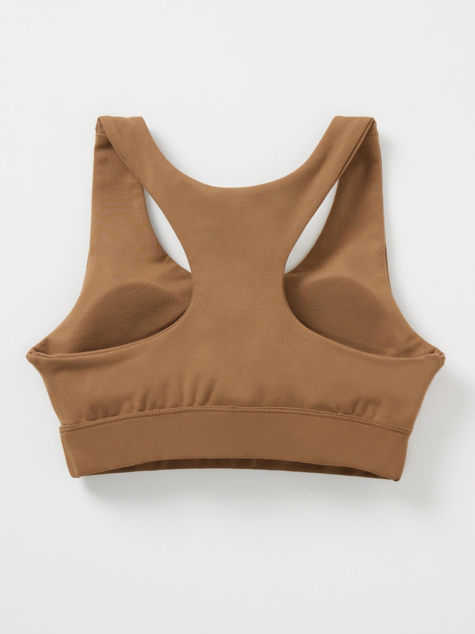 Buy Mountain Tan/Brown Comfy Sports Bra with Cups Online - Life & Jam